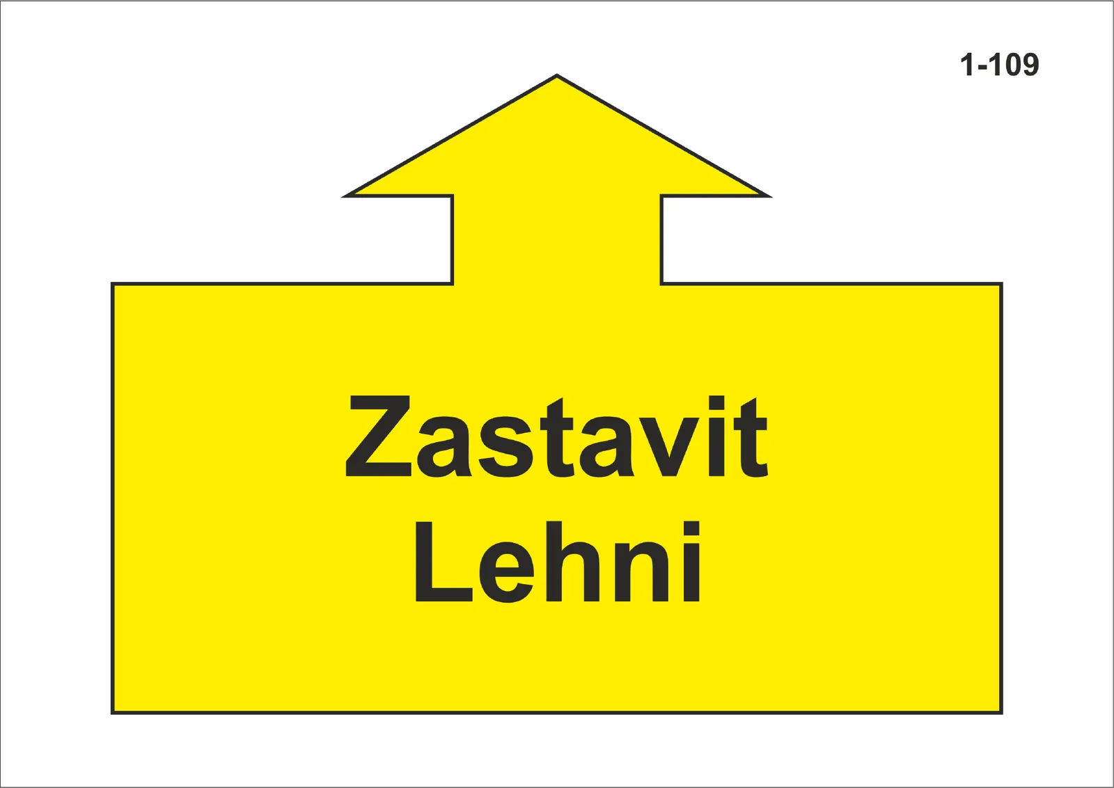 1-109 Zastavit – lehni