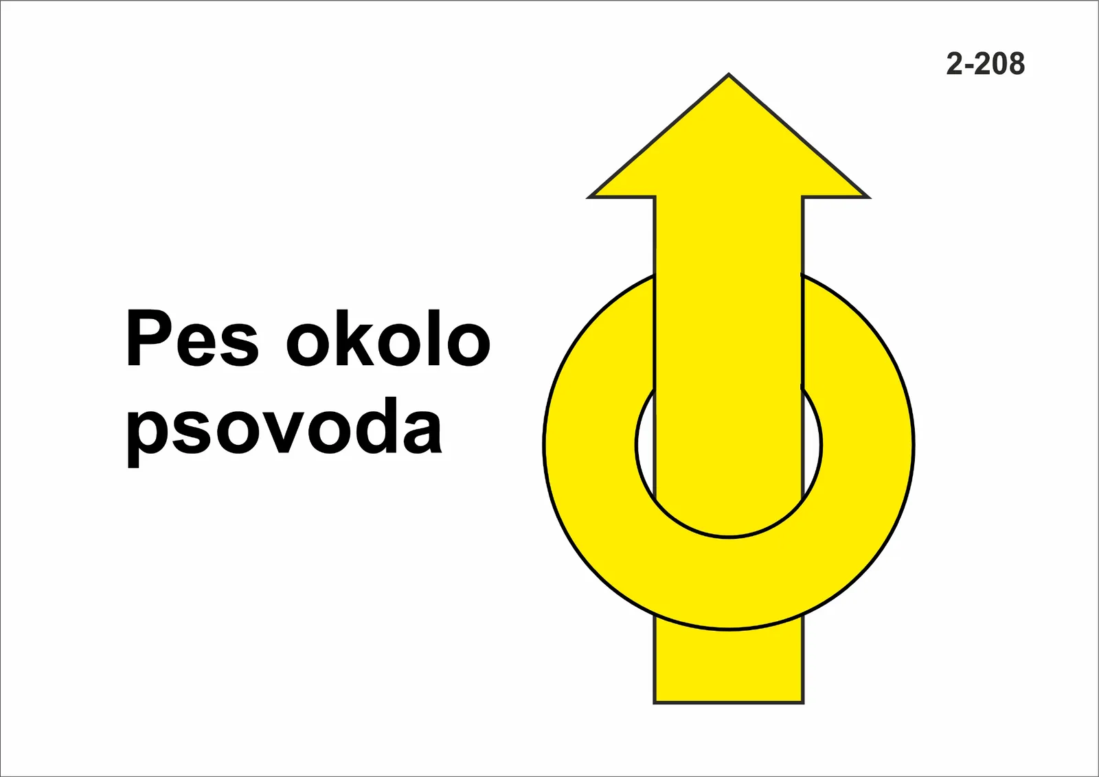 2-208 Pes okolo psovoda v pohybu