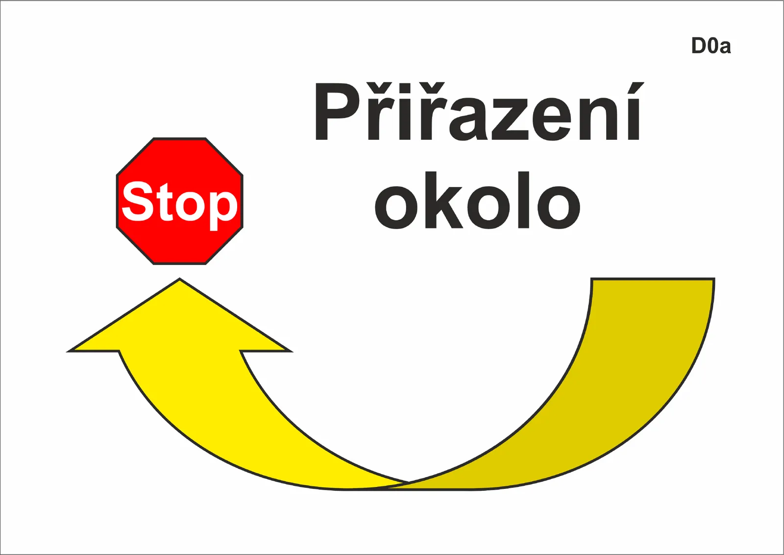 D0a Přiřazení okolo - stop