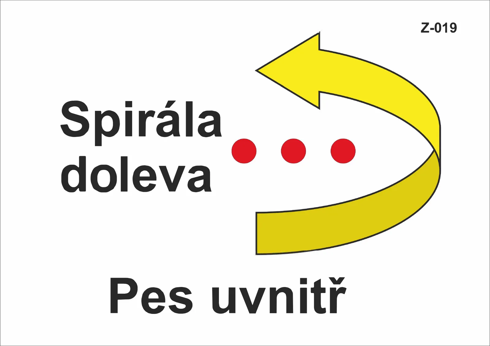 Z-019 Spirála doleva